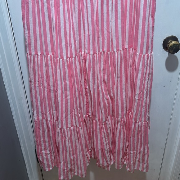 OLIPHANT Colorblock stripe midi dress - Picture 8 of 9